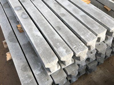 Slotted Concrete posts, Barnsley, available from Cudworth Concrete Fencing